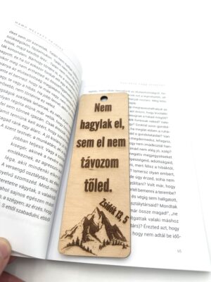 Gravírozott Könyvjelző
