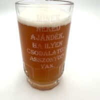 Személyre szabott, gravírozott söröskorsó – 550 ml